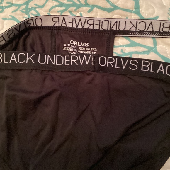 Black, brief, like new, medium - Picture 3 of 4